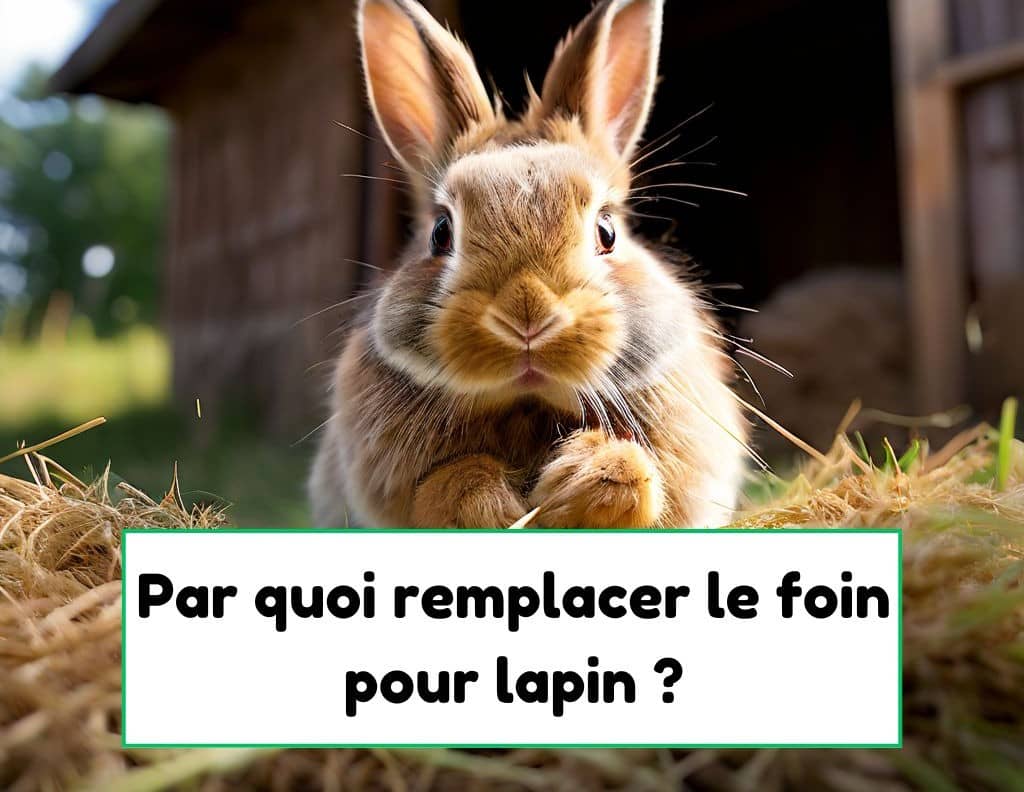 Remplacer foin lapin