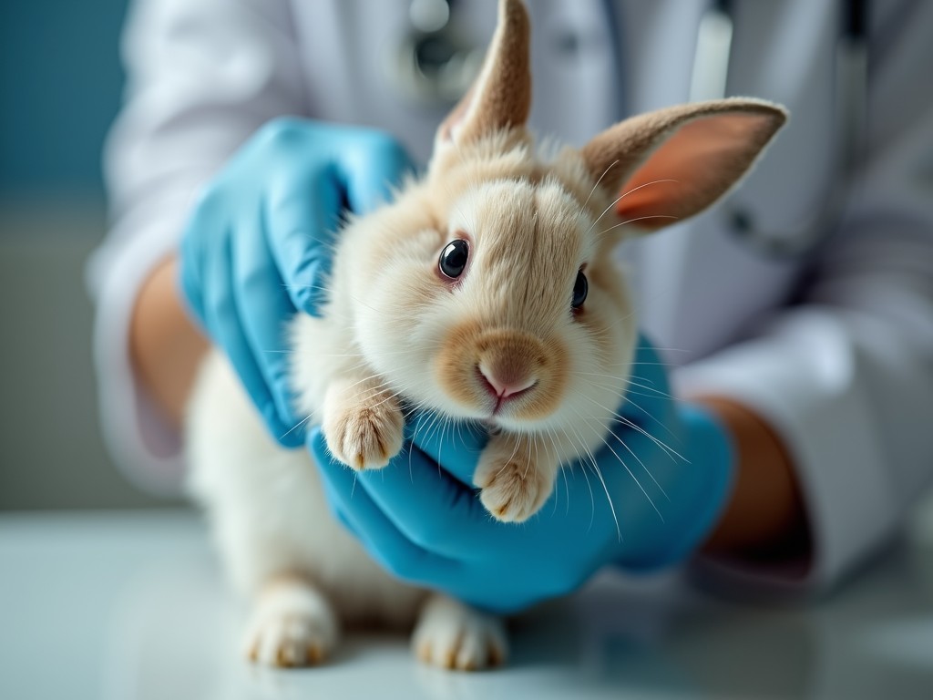 couper les griffes d'un lapin