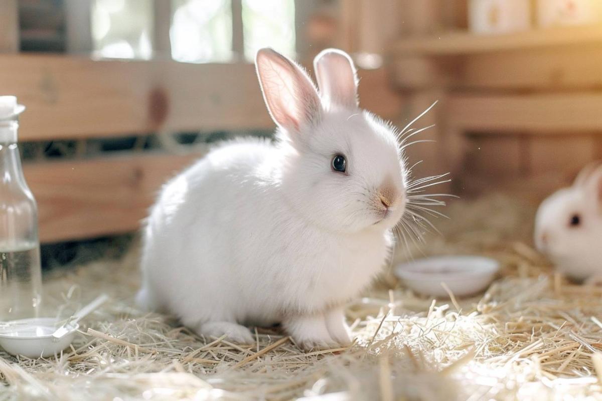 Le lapin blanc de Hotot : une race rare et élégante pour les amateurs d'élevage